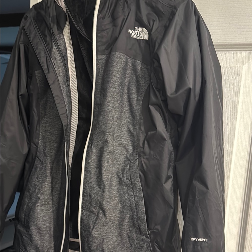 The North Face Black and Gray Jacket